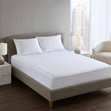 Diamond Quilted Microfiber Mattress Pad, Full, Queen