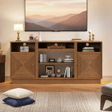 59'' Tv Stand For Tvs Up To 65'' with Storage and Adjustable