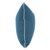 24 x 24 Outdoor Pillow with Dec Cord- Seascape Turquoise- Poly Insert