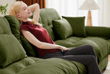 CLOUDIES 94" Loveseat with 1 Ottoman