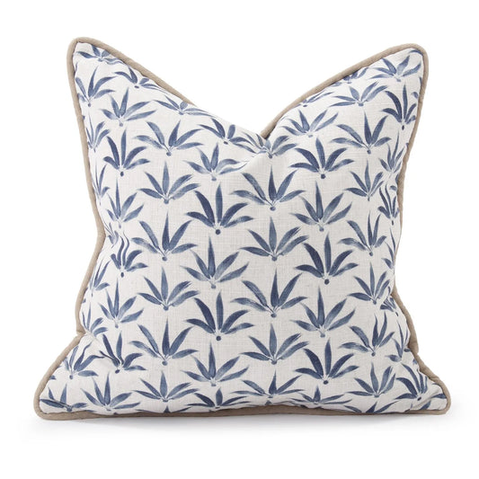 20 x 20 Pillow Hemp Indigo - Down Insert
