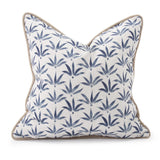 24 x 24 Pillow Hemp Indigo - Down Insert