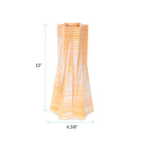 Linnet Grooved Vase- Short