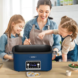 8 Qt Slow Cooker Roaster Oven, 12 in 1 Multi-Cooker