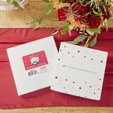 Burgundy Blush Floral Collapsible Card Box