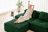 CORDELIA 116" 4-Seater Sectional with 1 Ottoman