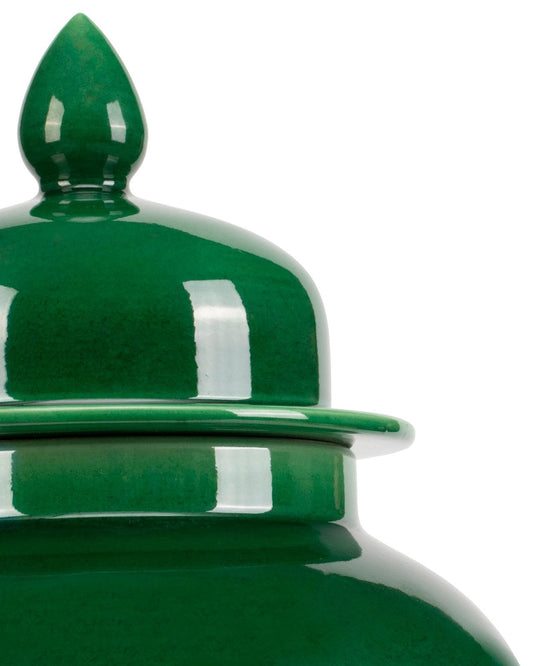 Imperial Green Medium Temple Jar