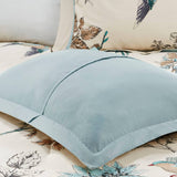 Garden Study Cotton Twill Comforter Set, Khaki