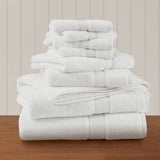 8-Piece 800gsm Cotton Absorbent Towel Set, Taupe