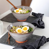 Kook Terracotta Ramen Bowls 36 oz, Set of 2