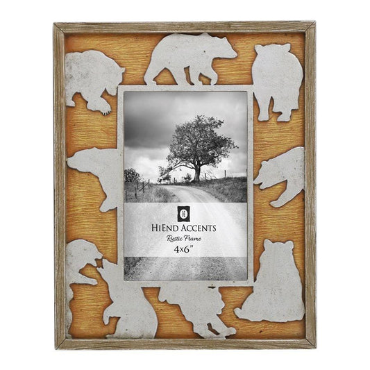 Bear Cutout Picture Frame, 4 MOQ