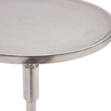 Candlestick Nickel Martini Table