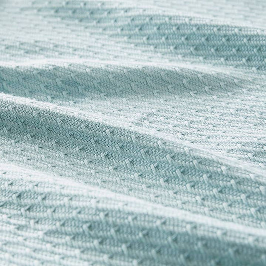 All-Season Egyptian Cotton Woven Bedding Blanket, Blue
