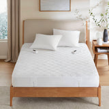 Microfiber 10 Heat Setting Heated Quilted Mattress Pad