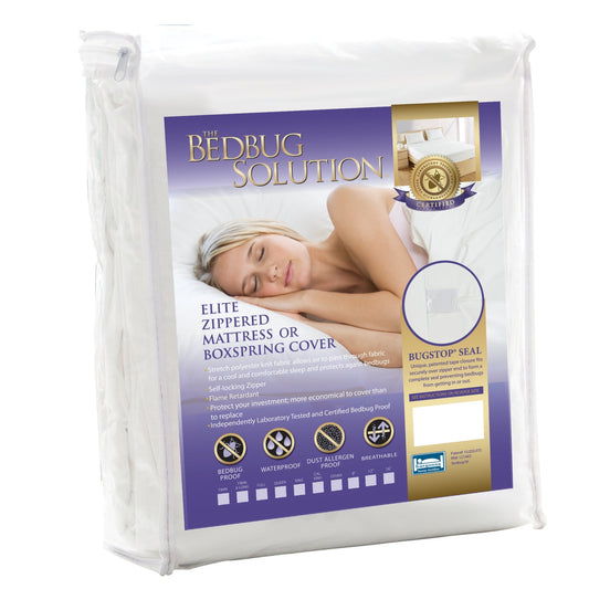 Bargoose BedBug Solution™ Elite Zippered Mattress Encasement – Waterproof, Bed Bug-Proof Protector for Home, Hotel & Healthcare
