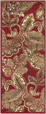 Beedeville Red Floral Rug