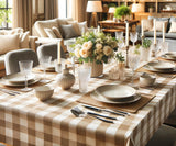 Cotton Tablecloths - Plaid Cloth Tablecloths