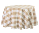 Round Tablecloth - Plaid Tablecloths