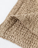 Waffle Bath Mat in Beige