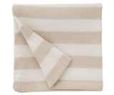 Striped Cushion Covers - Beige