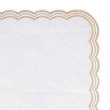 Scalloped Napkins - Embroidery Napkins