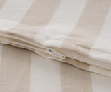 Striped Cushion Covers - Beige