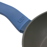BergHOFF Leo 3Pc Non-stick Fry Pan Set, 8", 10", 11", Stay-cool Handle, Blue