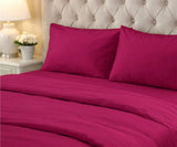 100% Cotton Sateen Pillowcases - Set of 2