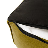 Qivuit Green Square Pouf