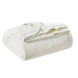 Reversible Down Alternative Bedding Blanket, Ivory