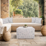 Indoor/Outdoor Universal Square Ottoman Syros Fog