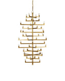 Andre Grande Brass Chandelier