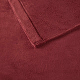 Micro Plush Solid Sheet Set, Burgundy