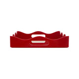 Spangle Scalloped Tray Rust