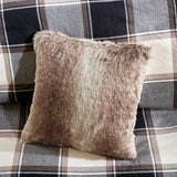 Cabin Plaid Comforter/Duvet Cover Set with Removable Insert