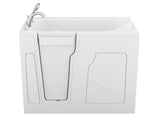 ANZZI Coupe Premier 53 - 60 in x 28 in. Soaking Walk-in Tub in White