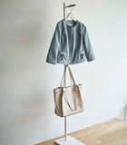 Coat Rack (63.98" H)  - Steel + Wood