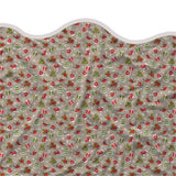 Printed Scalloped Christmas Tree Skirt