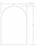 Brembilla Silver Gray Contemporary Mirror