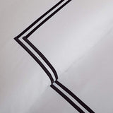 400TC Double Embroidery Sateen Solid Cotton Day Bed Set