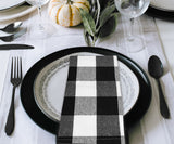 Cotton Napkins - Plaid Cloth Napkins
