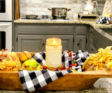 Black and White Checkered Napkins