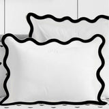 400TC Applique Scalloped Embroidery Cotton Pillow Sham