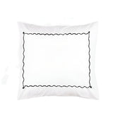 Ava 400TC Cotton Scallop Embroidery Sateen Solid Pillow Sham