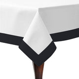 Border Frame Poly Cotton Table Cloth