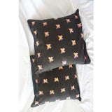 Butterfly Embroidery Pillow Cover (Set of 1)