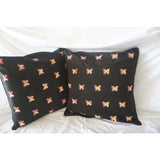 Butterfly Embroidery Pillow Cover (Set of 1)