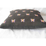 Butterfly Embroidery Pillow Cover (Set of 1)
