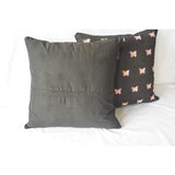 Butterfly Embroidery Pillow Cover (Set of 1)