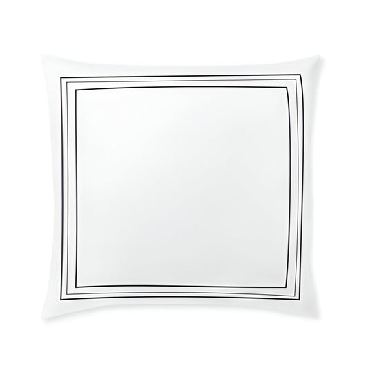 400TC Cotton Classic Embroidery Sateen Solid Euro Sham